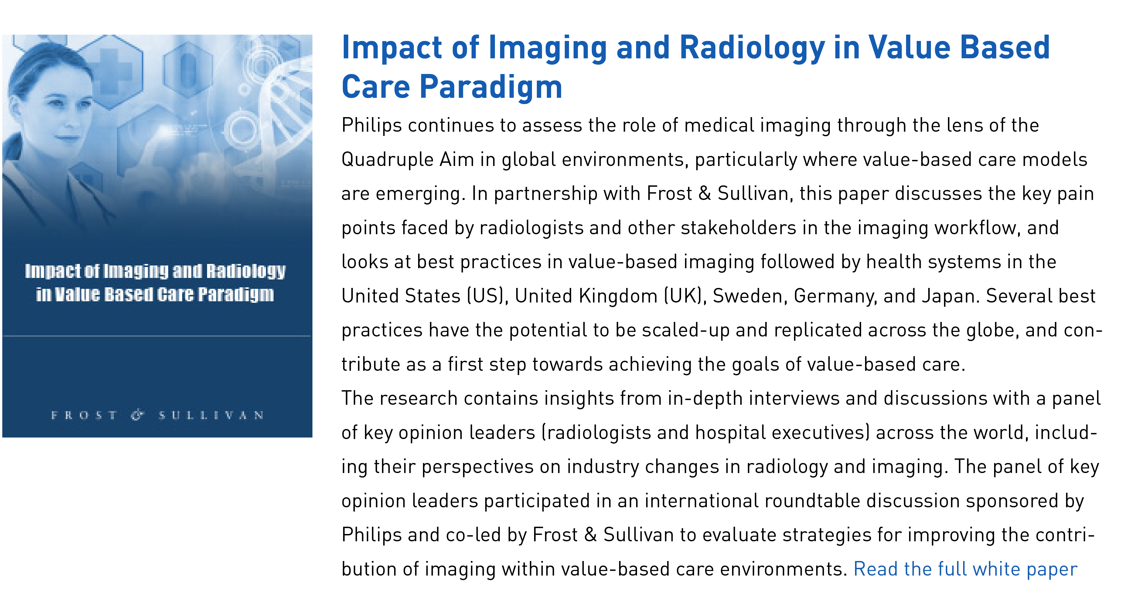 Philips Diagnostic Imaging Healthmanagement Org