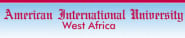 American International University, West Africa