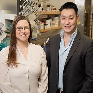 Illinois graduate student Hailey Knox and chemistry professor Jefferson Chan Illinois graduate student Hailey Knox and chemistry professor Jefferson Chan