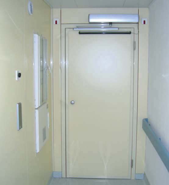 Hospital door / laboratory / automatic / swinging Lindo® SHD Italia