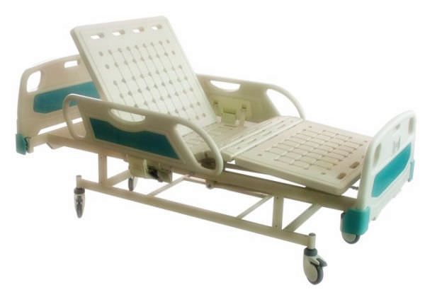 Mechanical bed / on casters / 4 sections SF2125 Shanghai Pinxing Medical Equipment Co.,Ltd