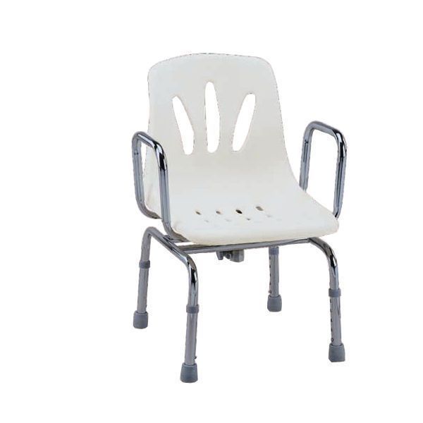 Shower chair / with armrests / height-adjustable px901 Shanghai Pinxing Medical Equipment Co.,Ltd