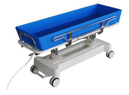 Battery-powered shower trolley / motor-driven / height-adjustable PX-XY-2 Shanghai Pinxing Medical Equipment Co.,Ltd