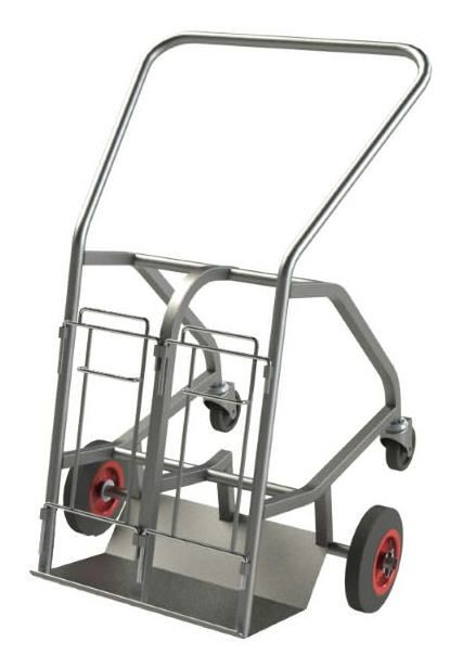 Gas cylinder trolley / with stabilizer / 2-cylinder 7313FG2 SEERS Medical