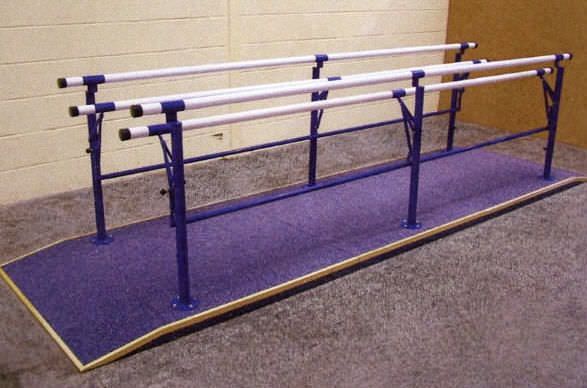 Double parallel bars for rehabilitation with base SEERS Medical