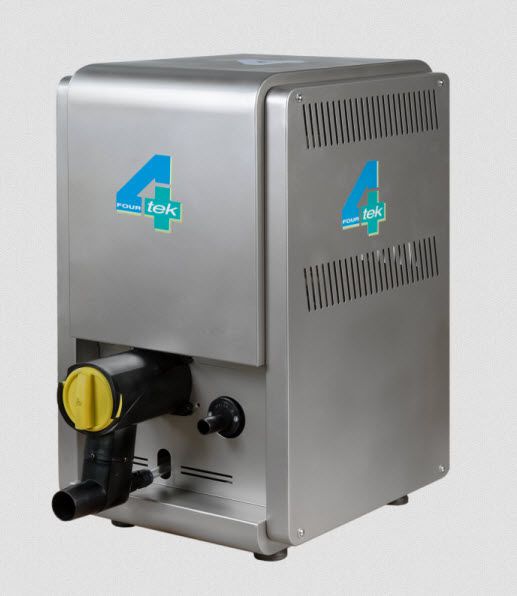Aspirating vacuum pump / dental / 1-workstation RAIN1C 4TEK SRL