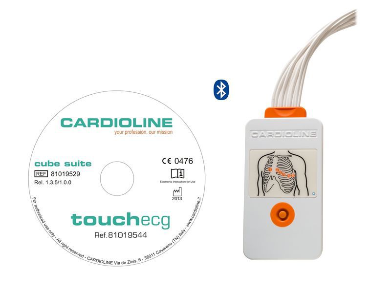 Wireless electrocardiograph / digital / 12-channel / with touchscreen touchecg Cardioline