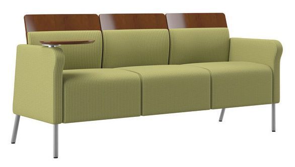 Waiting room sofa / for healthcare facilities / 3 seater Confide National Office Furniture
