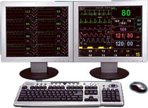 Patient central monitoring station / 16-bed D-16 NEPTUNE Siare