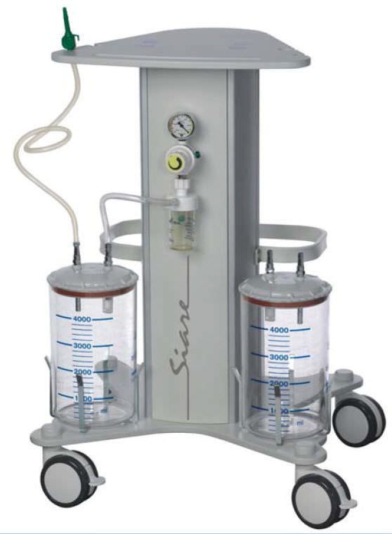 Electric surgical suction pump / on casters DC 1000/C Siare