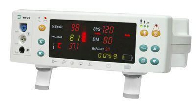 SpO2 vital signs monitor / NIBP / TEMP NT2C Solaris Medical Technology