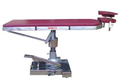 Ophthalmic operating table / hydraulic / on casters 983 33 Shree Hospital Equipments