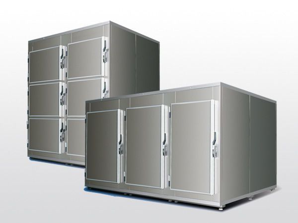 6-body refrigerated mortuary cabinet CEACA25, CEACZ25, CEACA26, CEACZ26 CEABIS
