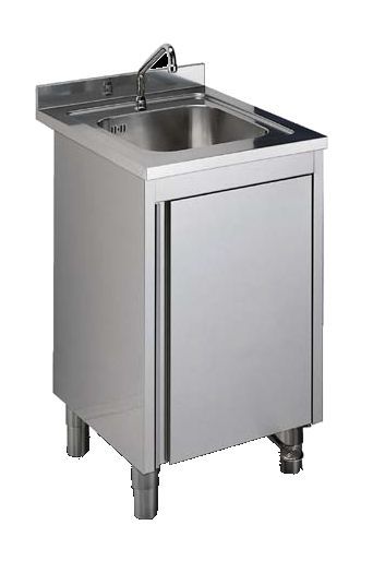 Furniture-mounted sink / stainless steel CEABIS