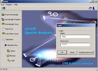 Spectrometry software / pharmaceutical laboratory UV VISion Pharma Secomam