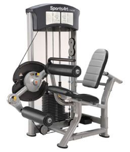 Weight training station (weight training) / leg curl / leg extension / traditional DF-100 SportsArt Fitness