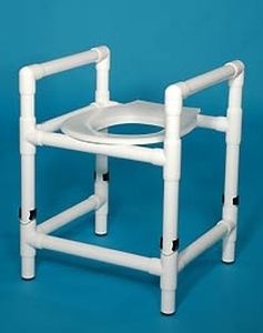 Shower stool with armrests / with cutout seat DH 80 HV RCN MEDIZIN