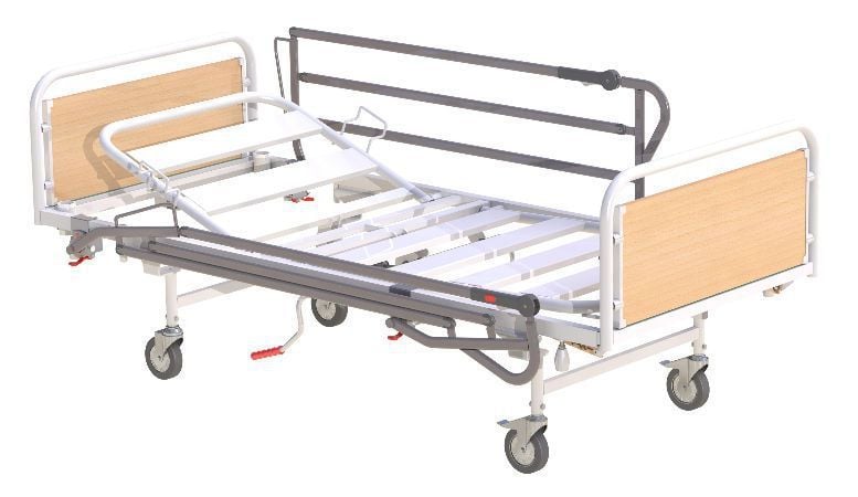 Electrical bed / 2 sections Zephyr Sotec Medical