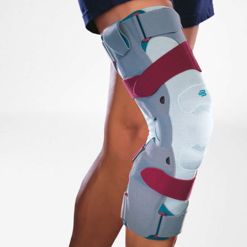 Knee orthosis (orthopedic immobilization) / patella stabilisation / knee distraction (osteoarthritis) / articulated SofTec® OA Bauerfeind