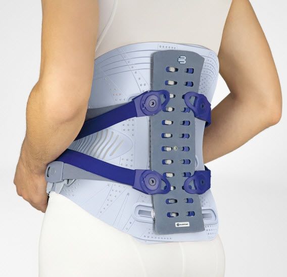Lumbar support belt / lumbosacral (LSO) / sacral / rigid Spinova® Immo Bauerfeind