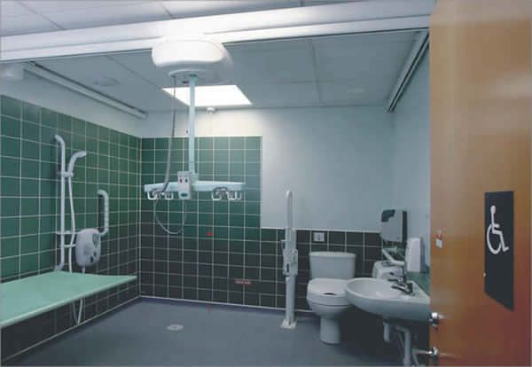 Ceiling-mounted patient lift X-Y Track Spectra Care