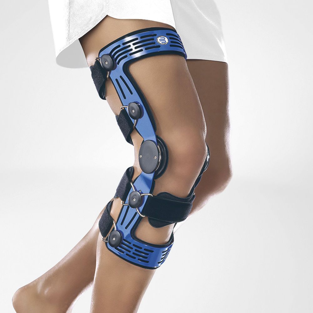 Knee orthosis (orthopedic immobilization) / knee ligaments stabilisation / articulated SecuTec® Genu Bauerfeind