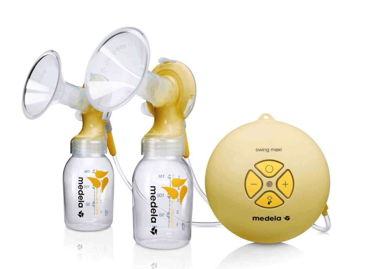 Electric breast pump / double / with rechargeable battery Swing maxi Medela AG, Medical Technology