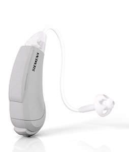 Behind the ear, hearing aid with ear tube / waterproof Aquaris™ Siemens Audiology Solutions