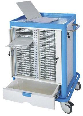 Medicine distribution trolley / 35 to 44 container SMP-700A SMP CANADA