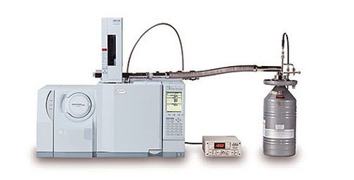 Gas chromatography system / coupled to a mass spectrometer GCxGC-MS Shimadzu