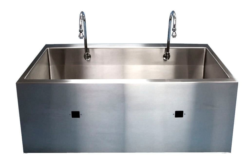 Stainless steel surgical sink / 2-station MSS-2640IR BRYTON CORPORATION