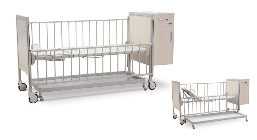 Mechanical bed / 2 sections / pediatric SM 112 N SAMATIP