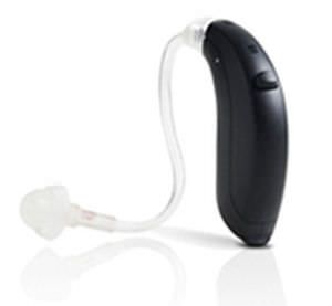 Behind the ear, hearing aid with ear tube Crisp 2, Crisp 3 Interton