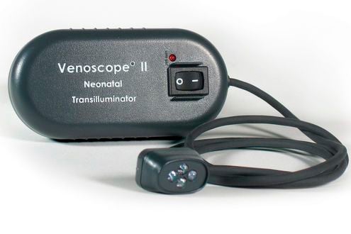 LED neonatal transilluminator VENOSCOPE® II NEONATAL Venoscope
