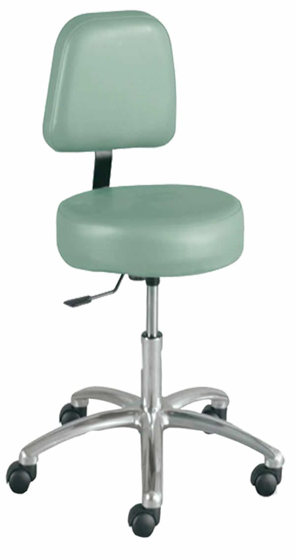 Medical stool / on casters / with backrest WN-3650 BRYTON CORPORATION