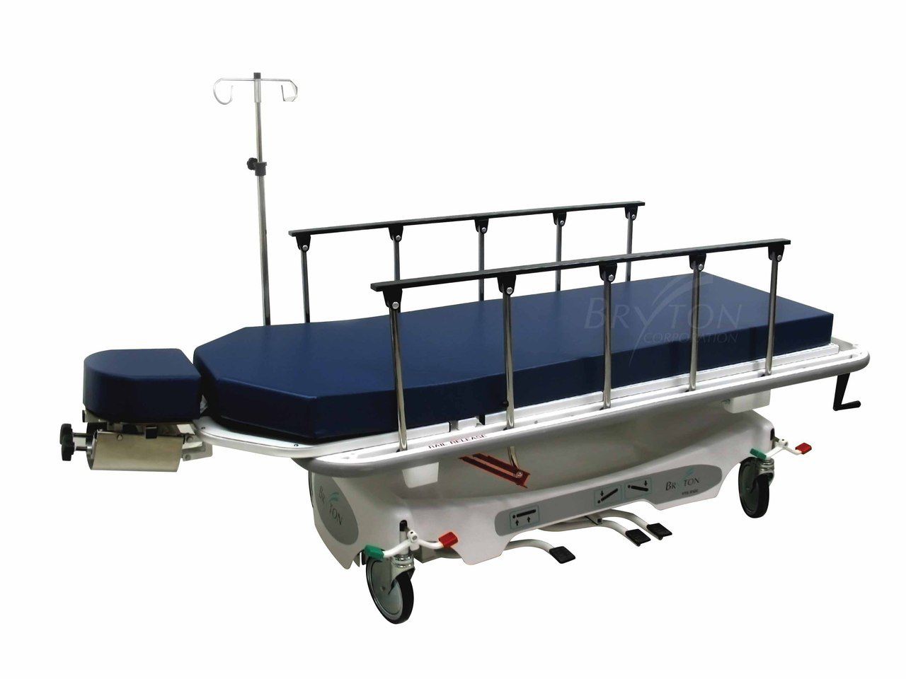 Transport stretcher trolley / height-adjustable / hydraulic / 1-section PTS-8500 BRYTON CORPORATION