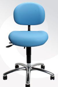 Medical stool / on casters / height-adjustable / with backrest VELA Latin 100 VELA
