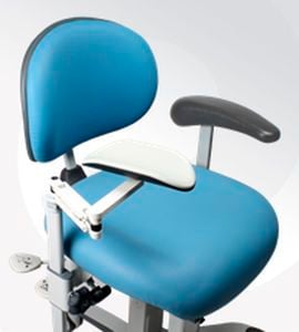 Medical stool / on casters / height-adjustable / with backrest VELA JIVE 100 VELA