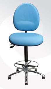 Medical stool / on casters / height-adjustable / with backrest VELA Latin 200 VELA