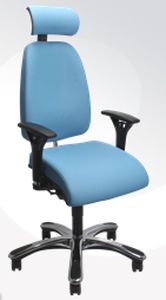 Medical stool / on casters / height-adjustable / with backrest VELA Latin 400 VELA
