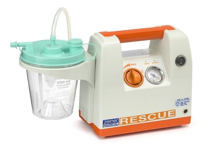 Electric mucus suction pump / handheld / battery-powered 25 L/mn - RESCUE Zeiner Medical