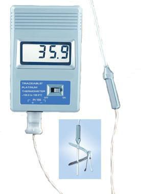 Laboratory thermometer / electronic / probe -99.9 °C ... +199.9 °C Woodley Equipment