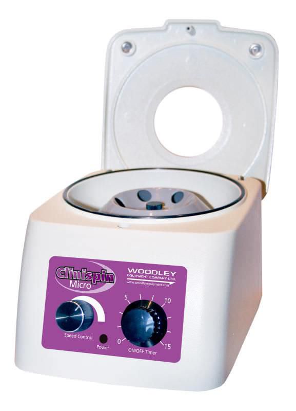 Veterinary laboratory microcentrifuge / bench-top 0 - 7 000 rpm | Clinispin Micro Woodley Equipment