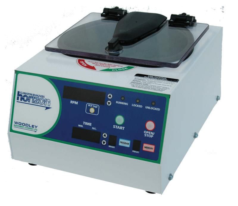 Laboratory centrifuge / PPP / PRP / compact 6 500 rpm | Clinispin horizon 842VES Woodley Equipment