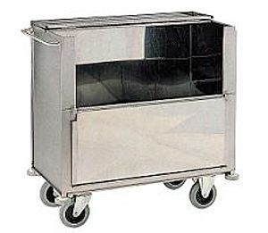Waste trolley / dirty linen / with large compartment Centro Forniture Sanitarie