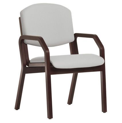 Dining room chair / for waiting room / with armrests / with backrest duroply WIELAND