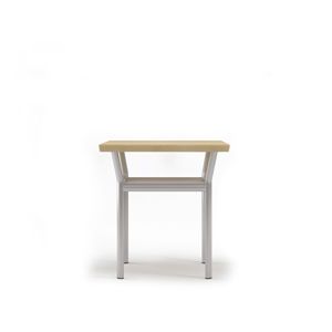 Rectangular coffee table / square trace WIELAND