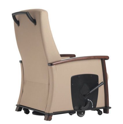Medical sleeper chair / on casters / Trendelenburg / reclining / with legrest versant WIELAND