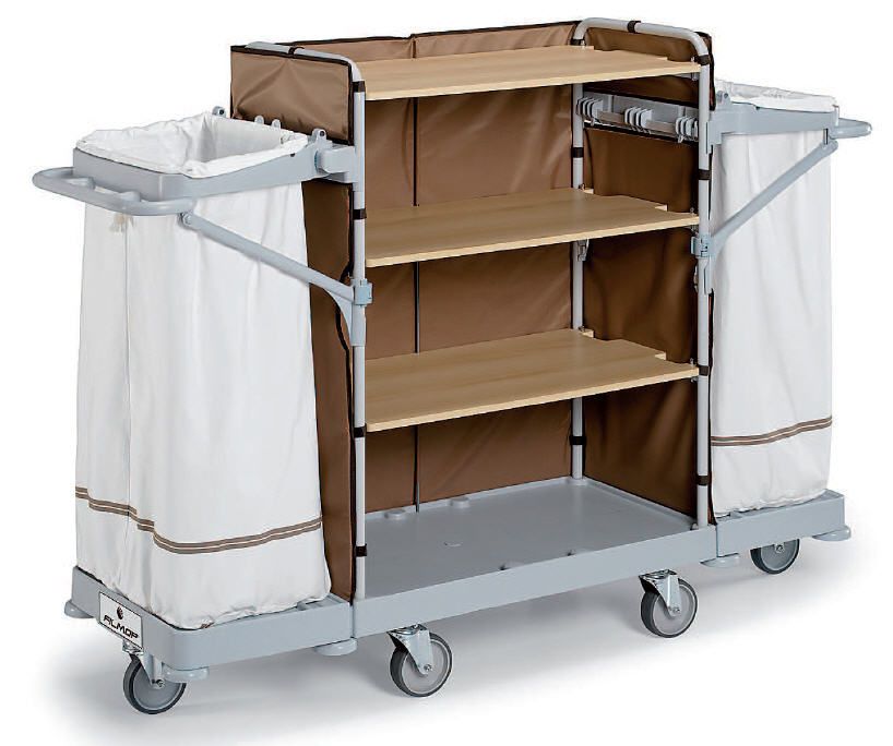 Clean linen trolley / dirty linen / with shelf / 2-bag 10509 Centro Forniture Sanitarie