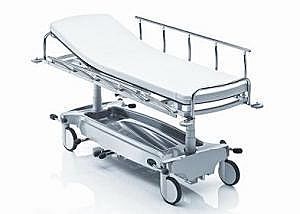 Transport stretcher trolley / height-adjustable / hydraulic / 2-section LO503-600 Centro Forniture Sanitarie